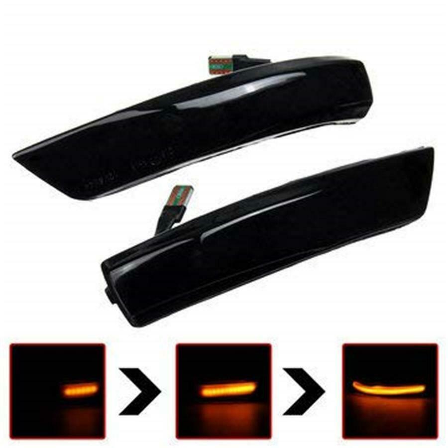 2x Car Sequential Mirror Indicator Signal Light For Ford Focus 3 MK3 2011-2018