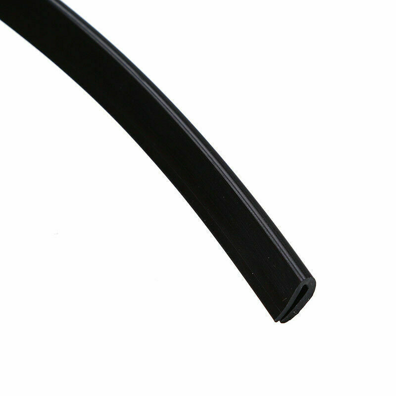 1PC Moulding Trim Rubber Strip Car Door Scratch Protector Edge Guard Cover Black