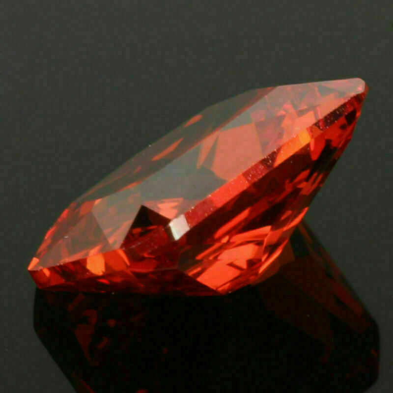Unheated 8x10mm Red Orange Octagon Shape Loose Gemstones Jewelry Gift 5.02CT