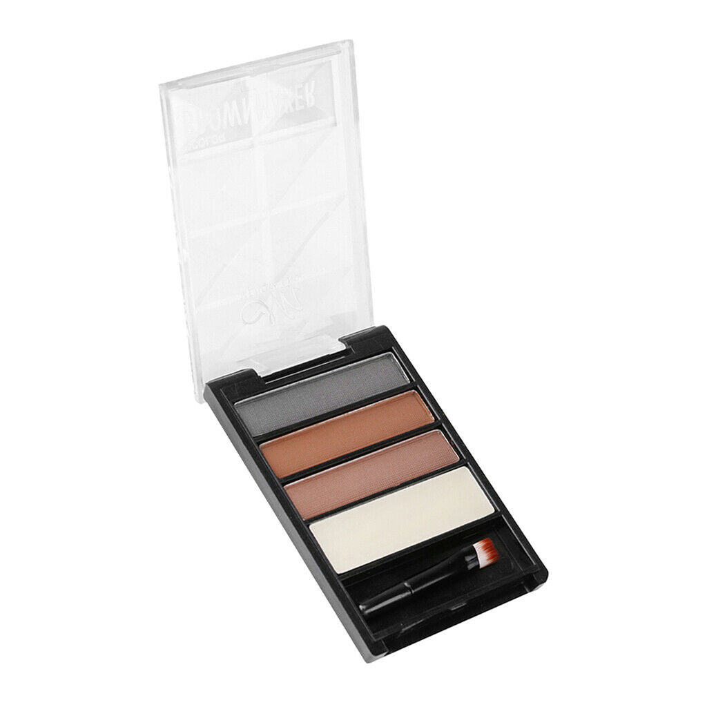 Eye Correcting Powder Lasting Eyebrow Makeup Palette with Brush