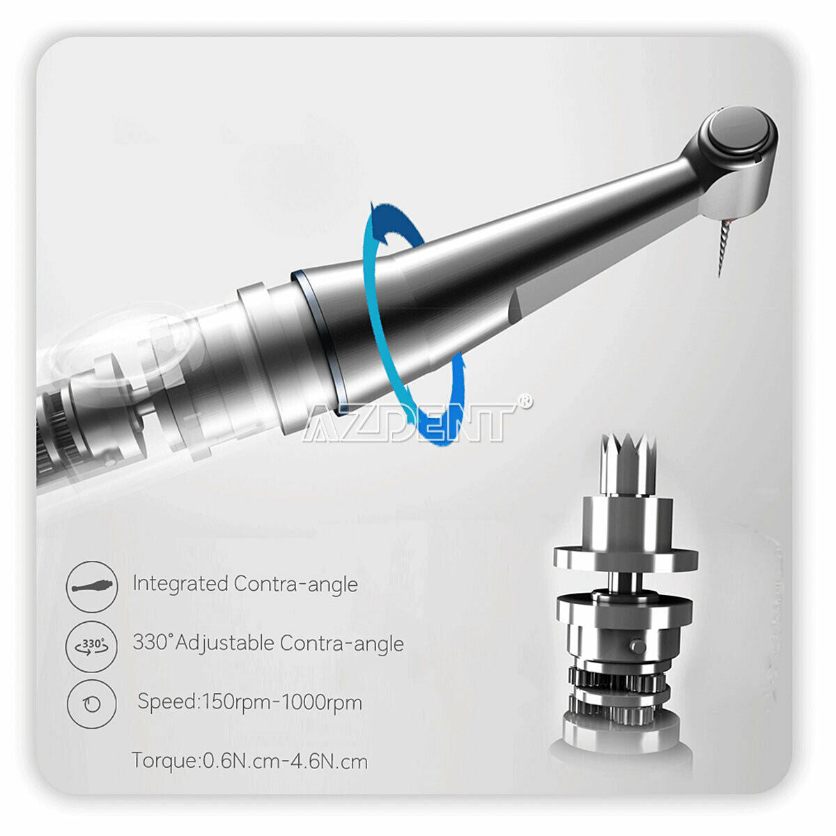 Dental Touch Screen Endo Motor Treatment w/ Root Canal Apex Locator E-Mate Pad