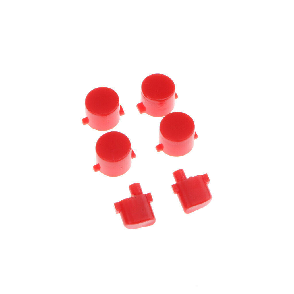 MagiDeal Replacement Buttons Joystick Thumbstick for Sony PS4 Controller Red