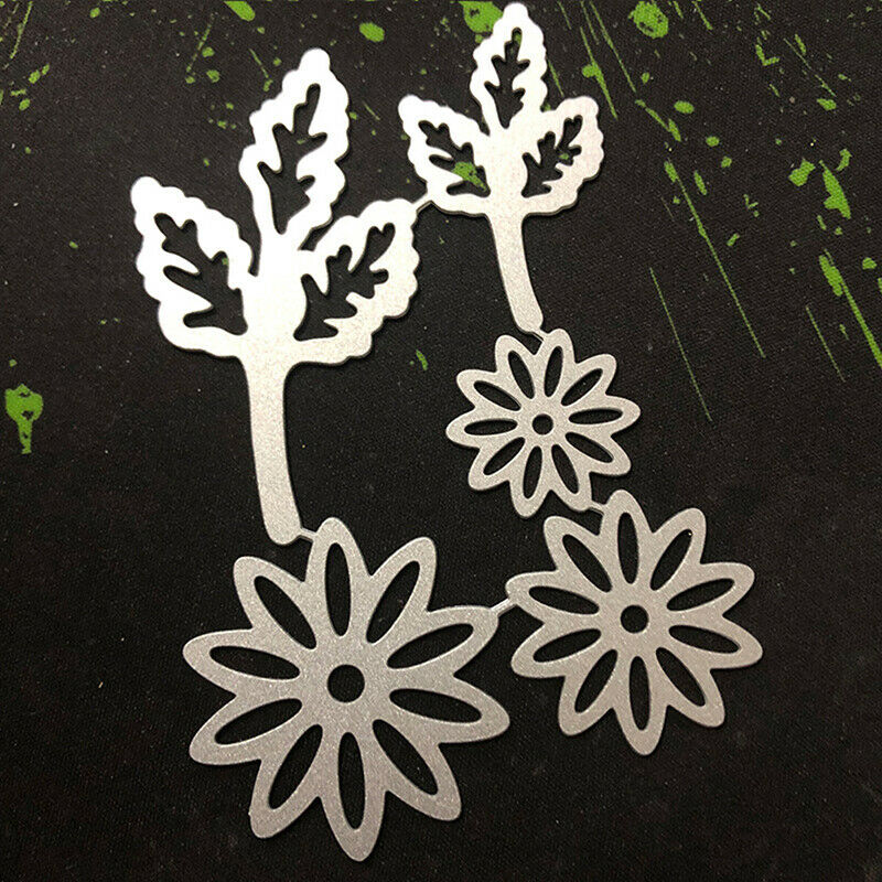 Flower Spring Leaf METAL CUTTING DIES Stencil Scrapbooking Photo Album To.l8