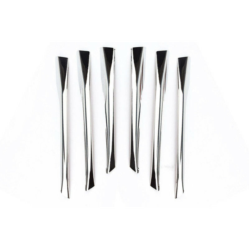 New 6pcs Chrome Front Fog Light Stripe Trim For Cadillac XT5 2016 2017 2018