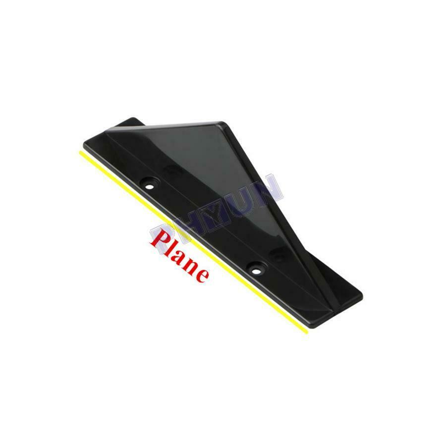 4x Car SUV Rear Bumper Spoiler Diffuser Shark Fin Style Protector Universal