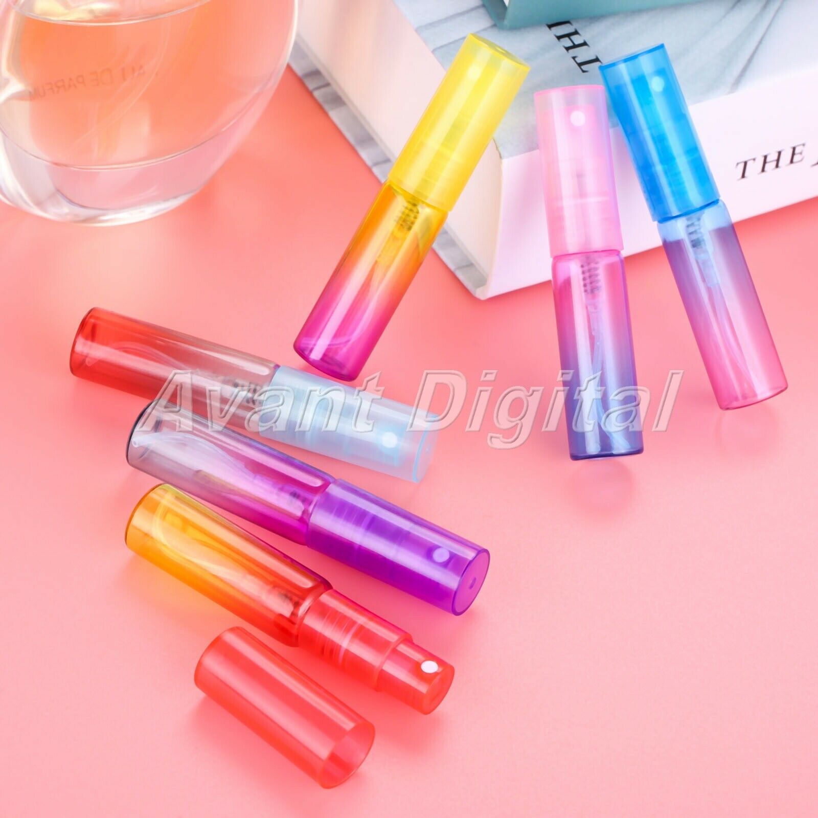 6pcs 4ml Mini Sample Perfume Spray Bottle Cosmetic Packaging Container