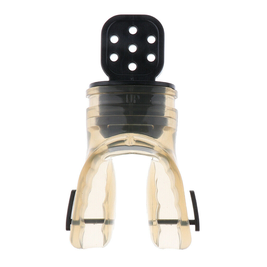 Scuba Diving Soft Silicone Moldable Bite Mouthpiece Regulator Snorkel Gray
