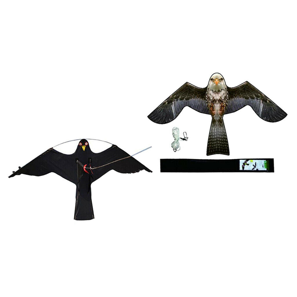 2 Set Hawk Birds Scarer Kite Weed