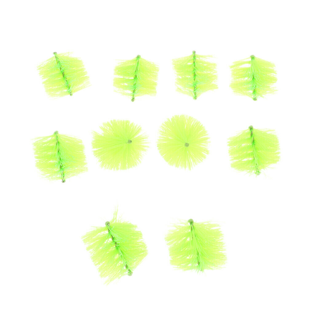 10Pcs Aquarium Fish Tank Plastic Brush Balls Filter