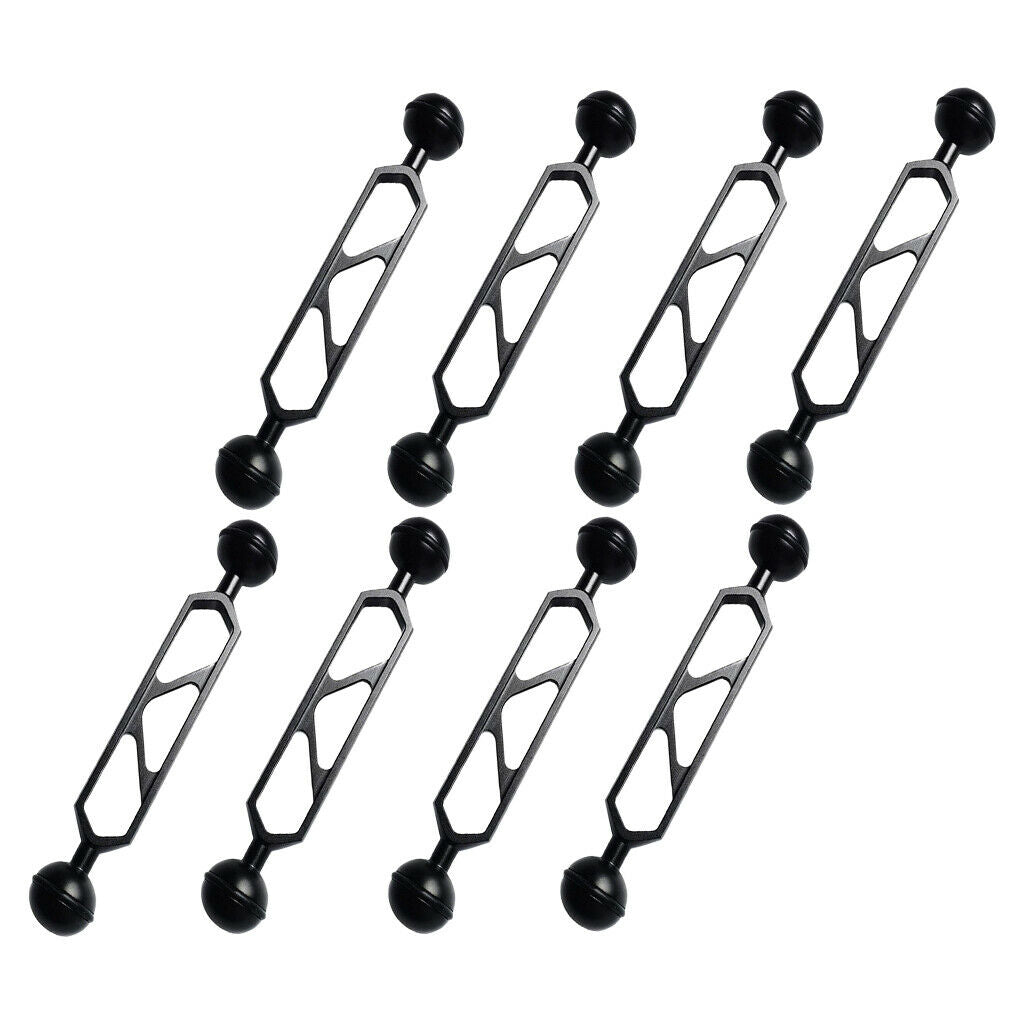 8Pcs Scuba Diving Camera Ball Joint Arm Connector Clamp Adapter Camera 6inch