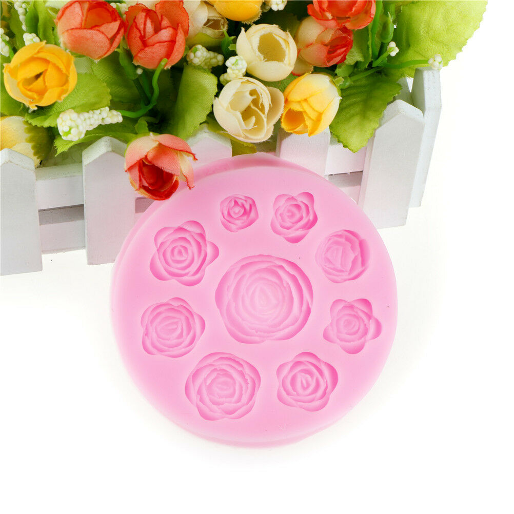 Blumen Silikonform Fondantform Kuchen dekorieren Werkzeuge Schokoladenform OZBD