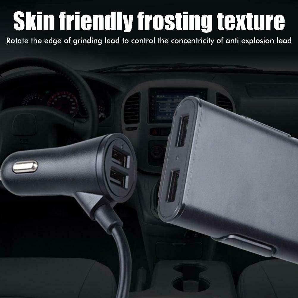5V/4.8A Mobile Phone Charger 4 Port USB Car Charger Adapter for All DC 4800mA