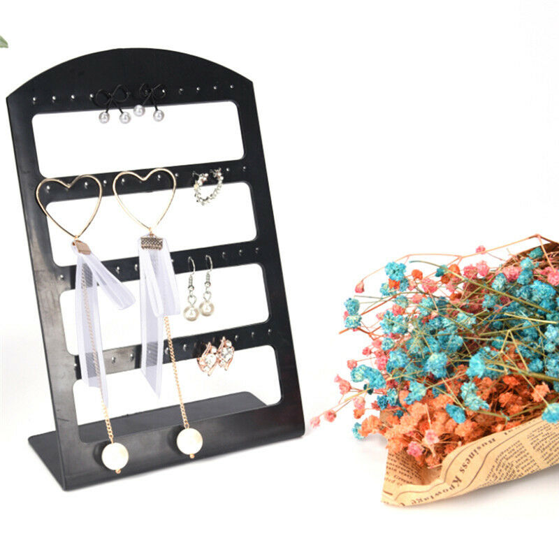 48 Holes Earrings Jewelry Plastic Display Rack Stand Organizer Holde.l8