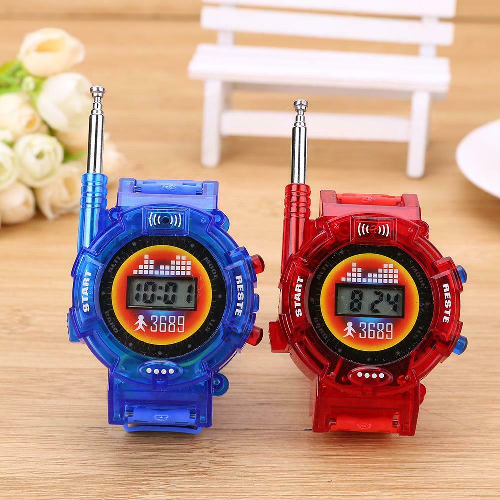 2pcs Novelty 7in1 Kids Watch Walkie-Talkie Intercom Outdoor Interphone Toys @