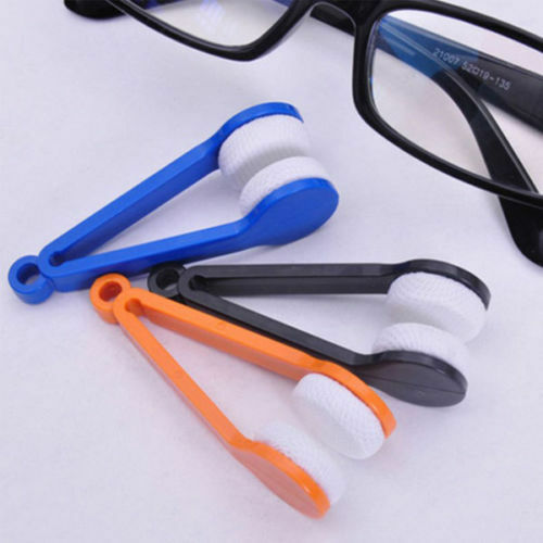 High quality 1x Glasses Sunglasses Eyeglass  Cleaner Cleaning Brush Wipe .l8