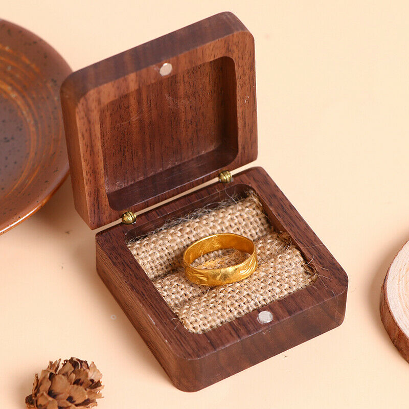 Wood Jewelry Boxes Ring Bearer Box Box Pill.l8