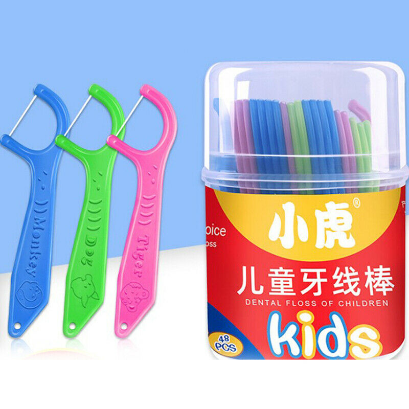 Fashion Dental Floss Stick Flossing String Toothpicks Flossers Tooth Clea.l8