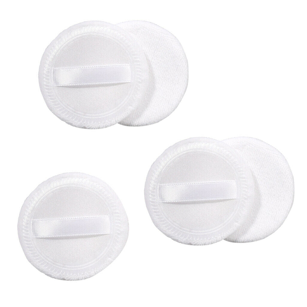 15 Packs Soft Cotton Face Body Powder Puffs Makeup Blender Air Cushion Puff