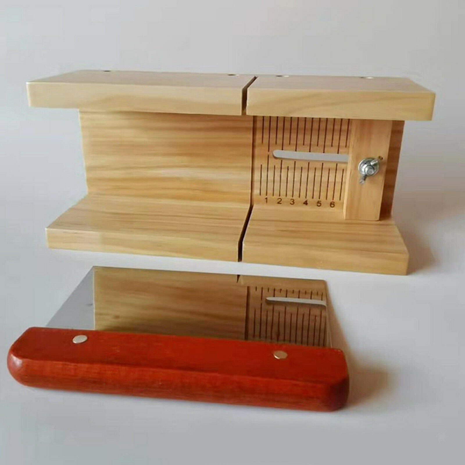 Adjustable Wood Soap Shape Loaf Straight Cutter Planer Silicon Beveler Box