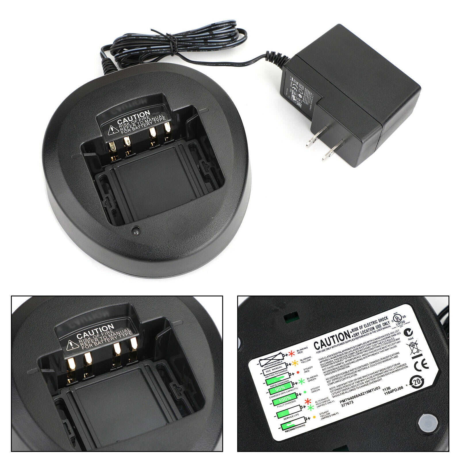 1x Charger Battery Pedestal for VX-531 -534 -454 VX-354 EVX-539 U8 CA