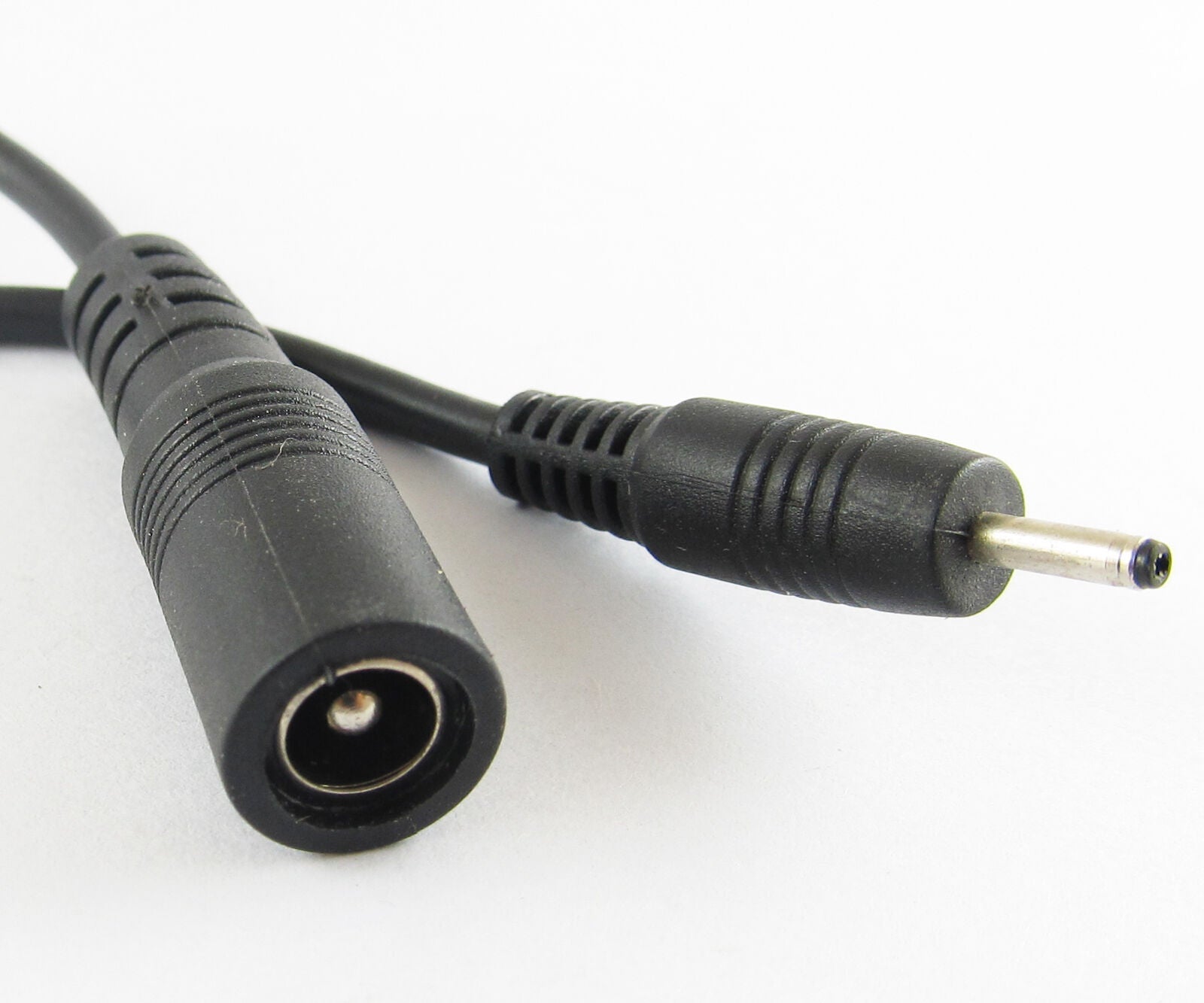 4pcs 0.2m 2.0x0.6mm Male Plug to 5.5x2.1mm Female Jack DC Power Adapter Cable