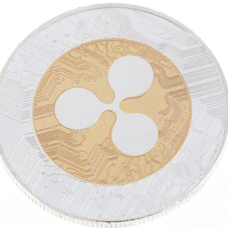 1pc Ripple coin XRP CRYPTO Commemorative Ripple XRP Collectors Coin G Jc