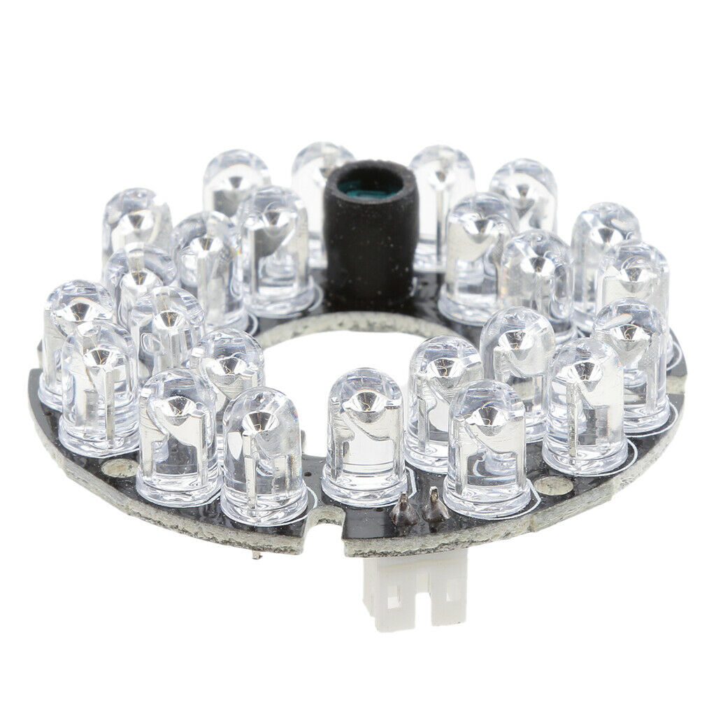 24 Infrared Night Vision IR LED Lamp Board Module for Camera DVR System
