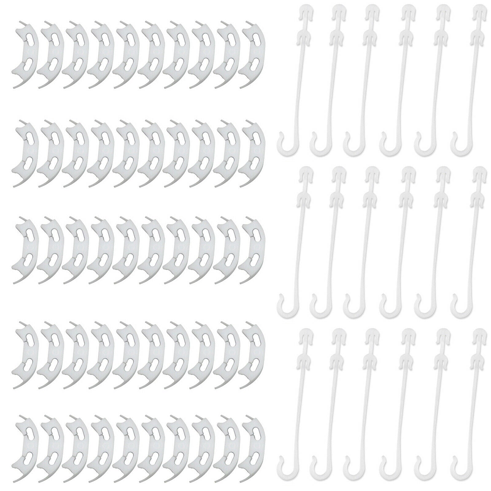 Tomato Vegetable Support J-hook Clips Anti Bending Stems Vegetables Pack Of 100