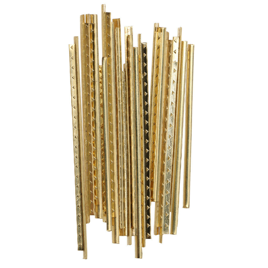 20Pcs Golden Brass Fret Wire Fretwires Precut Fret 2mm Folk Acoustic Guitars