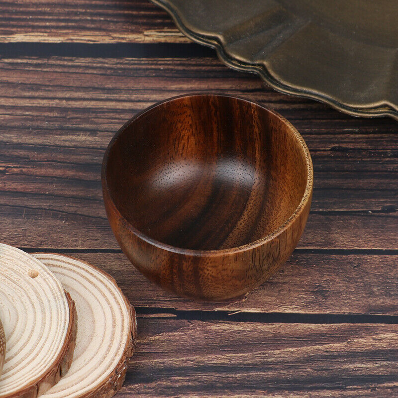 Salad Bowl Practical Durable Wooden Simple Storage Holder Kitchen Bowl Cu.l8