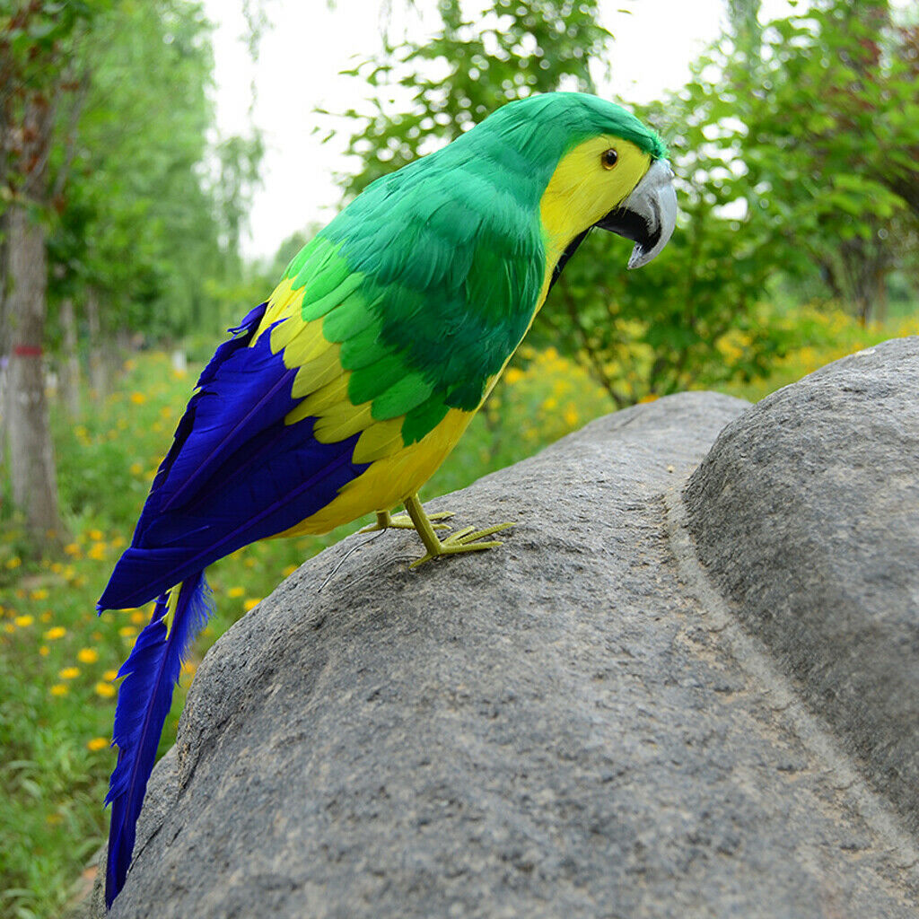 Lifelike Woodland Birds Artificial Feathered Bird Crafts Home Decor #2