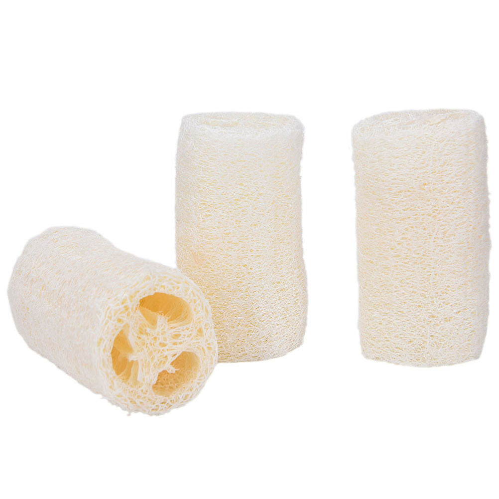 Natural Loofah Luffa Bath Shower Wash Body Pot Bowl Sponge Scrubbe.l8