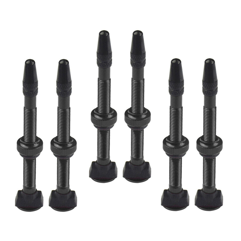 6X Mountain Bike Aluminum Alloy Tubeless Presta Valve Stem Replacement
