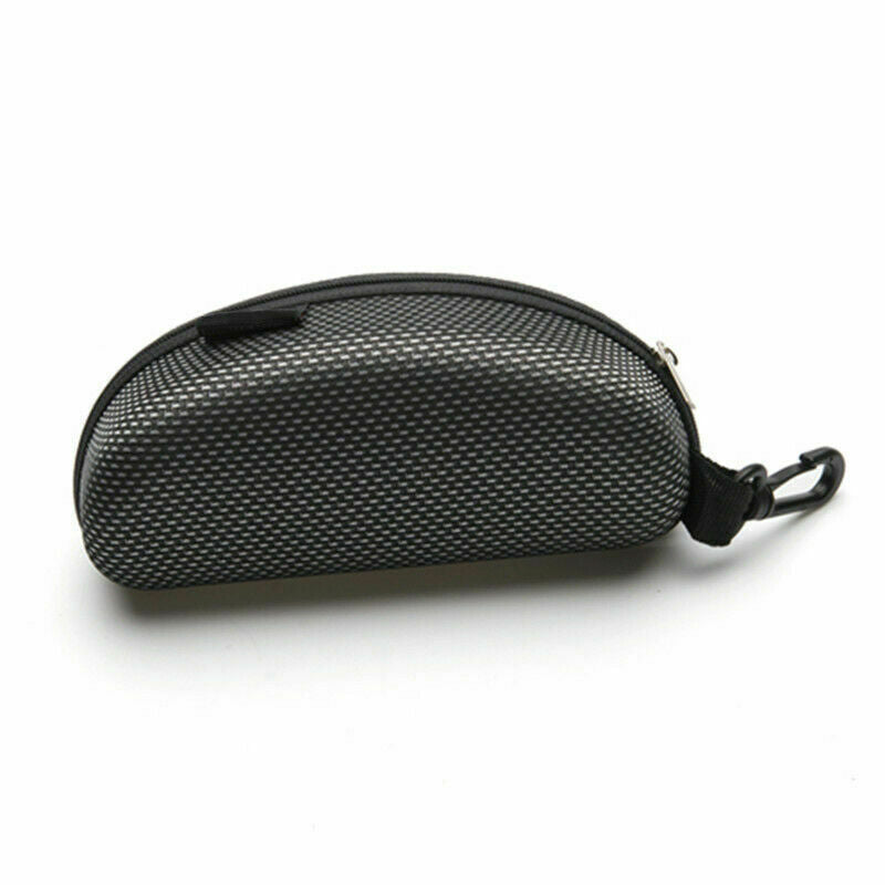 Portable Zipper Eye Glasses Sunglass Hard Case Box Large-Holde protector H2O1