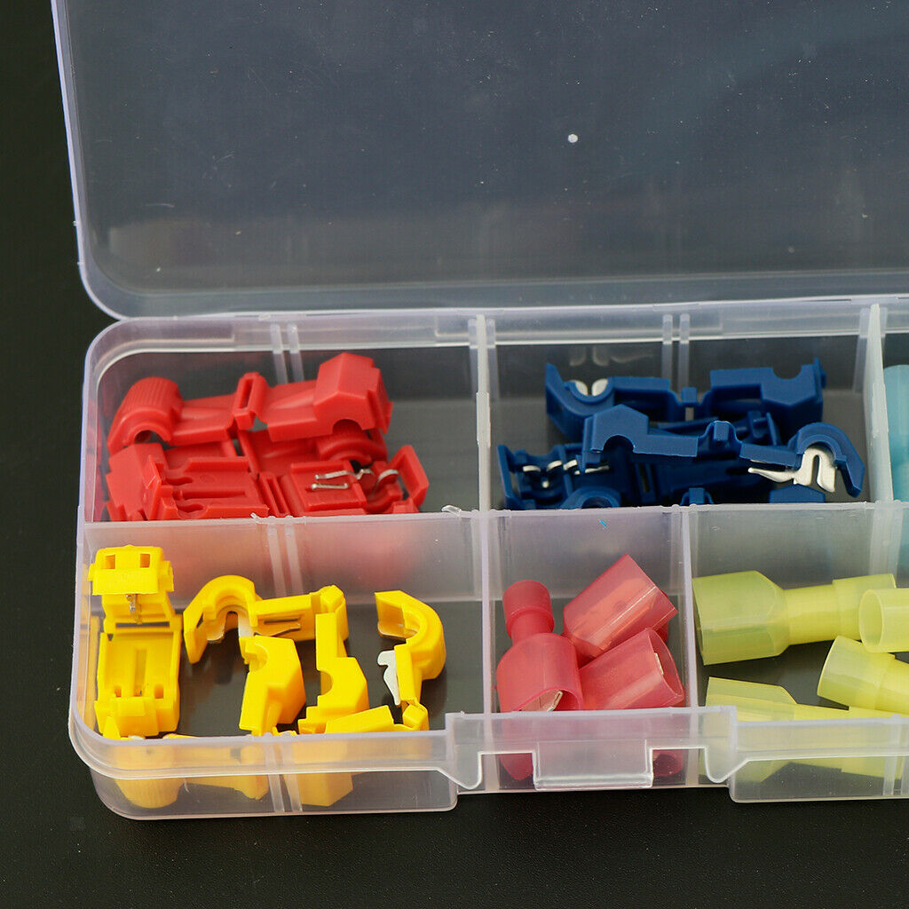 Premium T-Tap Wire Terminals Quick  Fully Insulated Spade Connectors with