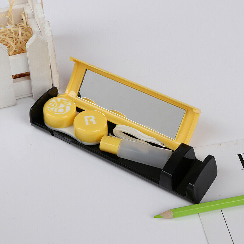 Contact Lens Case with Mirror Container Cute Lovely Travel Kit Box Phone .l8