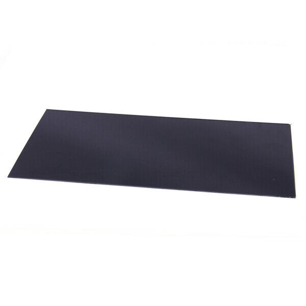 3pcs Black ABS Guitar Pickguard Material Veneer Shell Sheet 1 Ply Blank 20x10cm