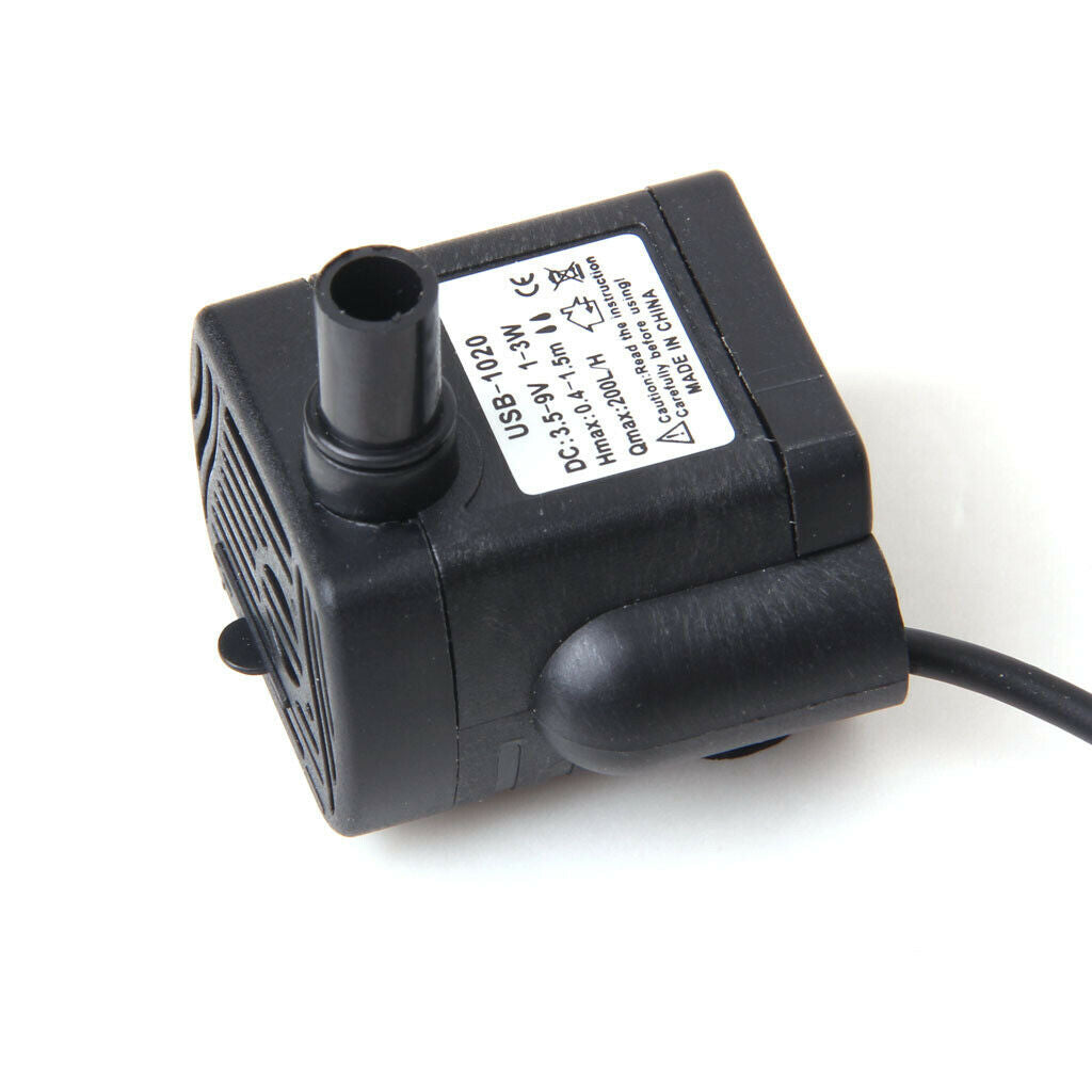 Adjustable Practical Fish Tank Pumps 3.5-9V 3W 200L/H For Planted Aquarium