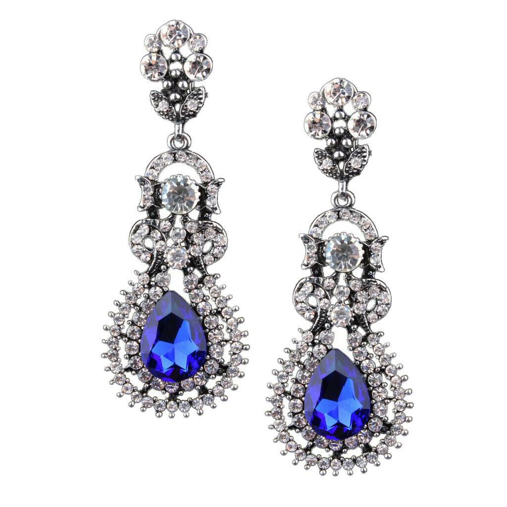 Fashion Jewellery Luxury Glitter Rhinestone Earrings Elegant Decorations