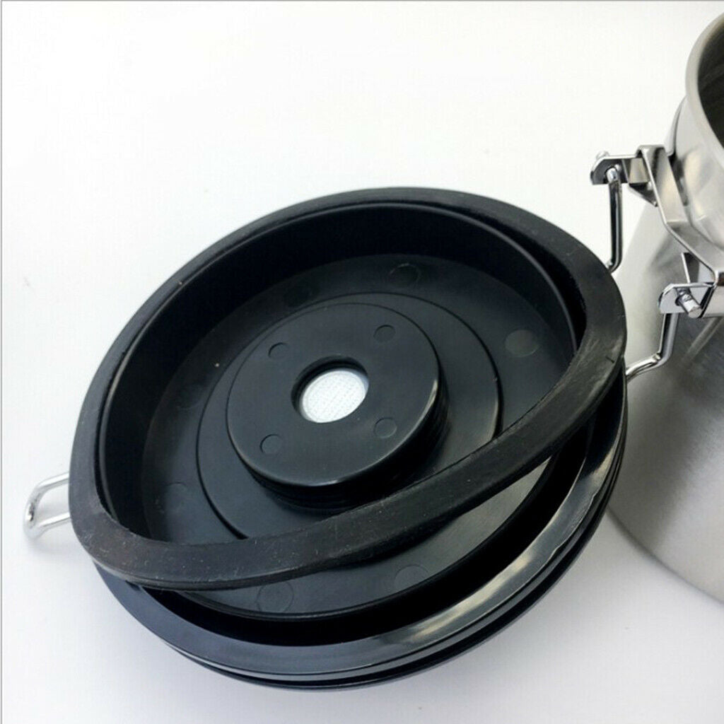 Airtight Coffee Canister, Stainless Steel Coffee Container with Co2 Vent