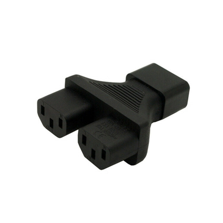1PCS IEC320 C14 to C13 Splliter Adapter Durable construction 250V 10A 125V 15A