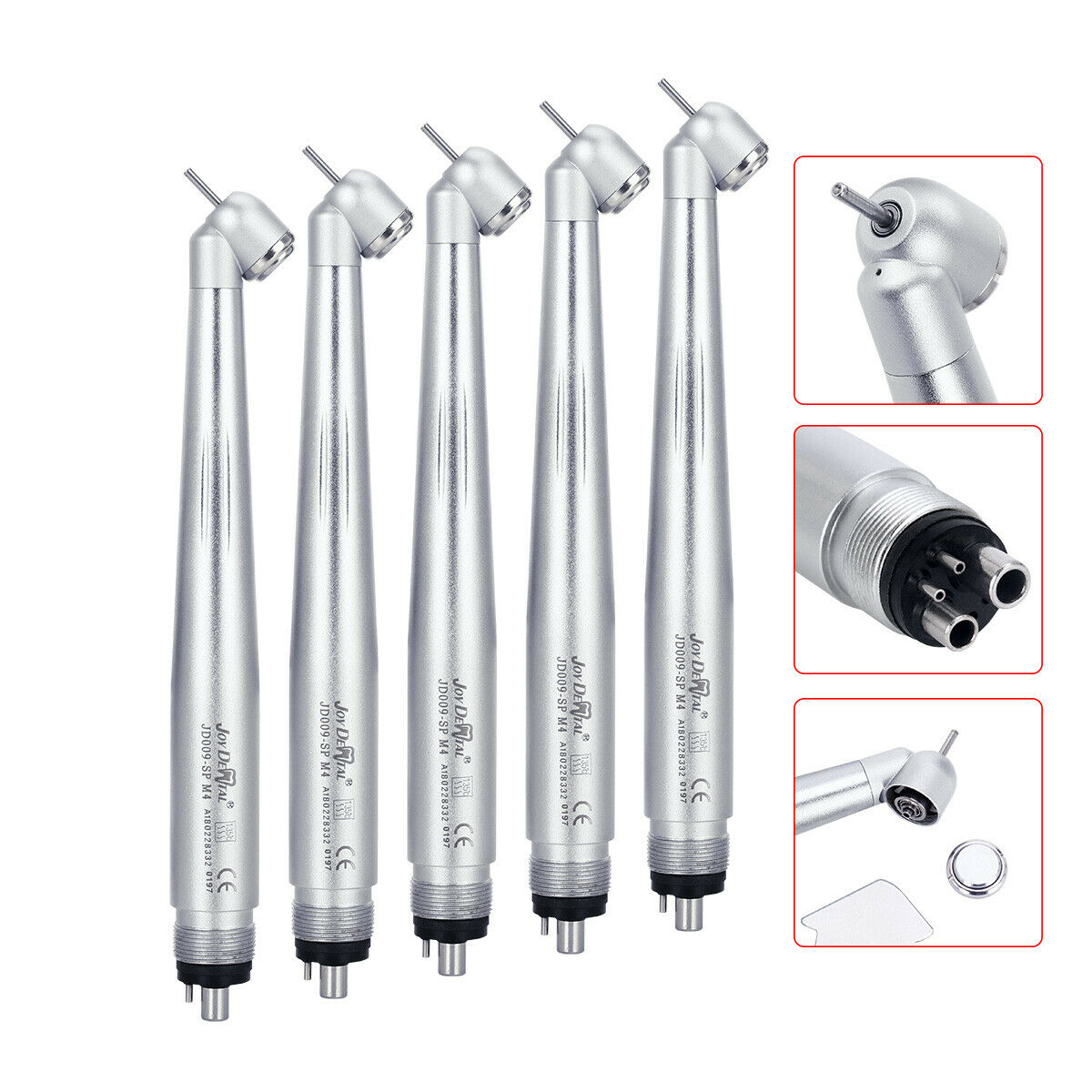 2X Dental 45° Surgical NSK PANA MAX Type 4 Holes Fast Speed Turbine Handpiece