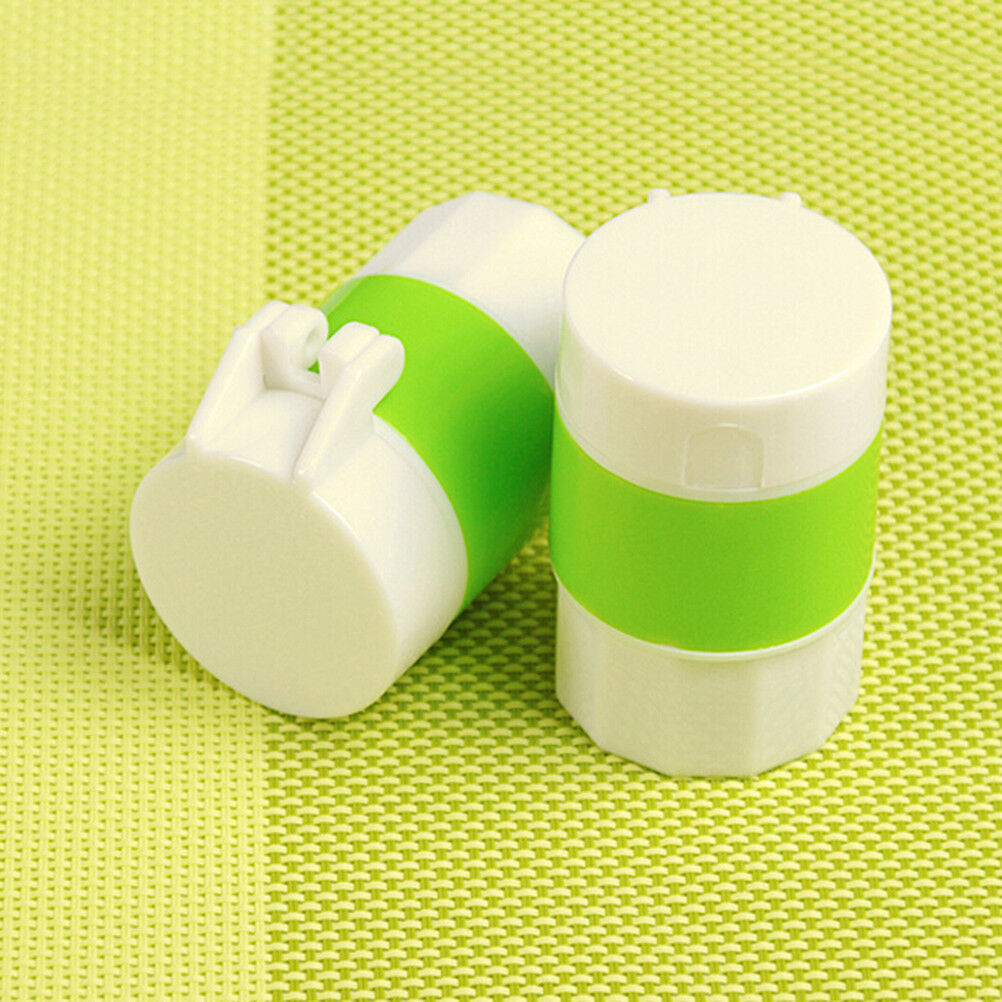 1Pc Pill Crusher Grinder Splitter Divider Cutter Storage Case Container Bo.l8