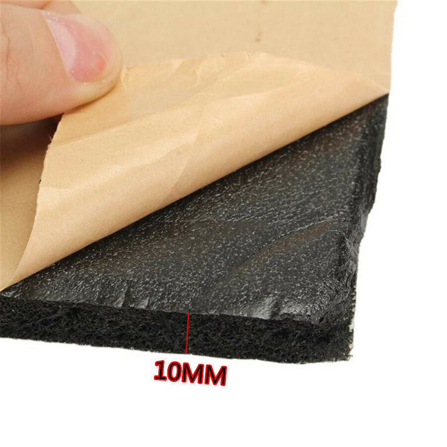 12Pcs 10mm Car Firewall Sound Deadener Heat Insulation Deadening Material Mat