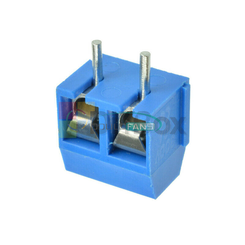 Newest [50PCS] KF301-2P 5.08mm Blue Connect Terminal Screw Terminal Connector