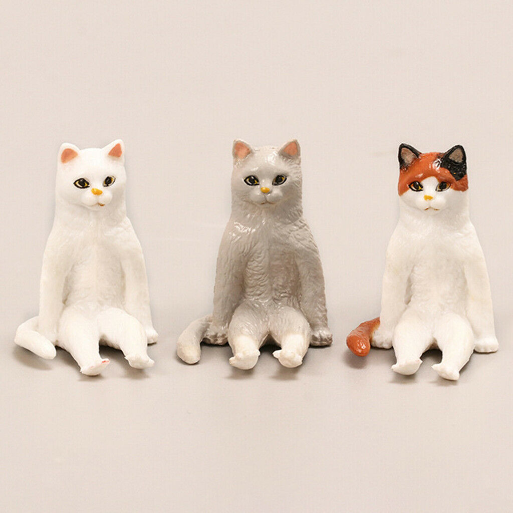 6 X Japan Style Lovely Cat Ornaments Creative Girl Ornaments For Birthday