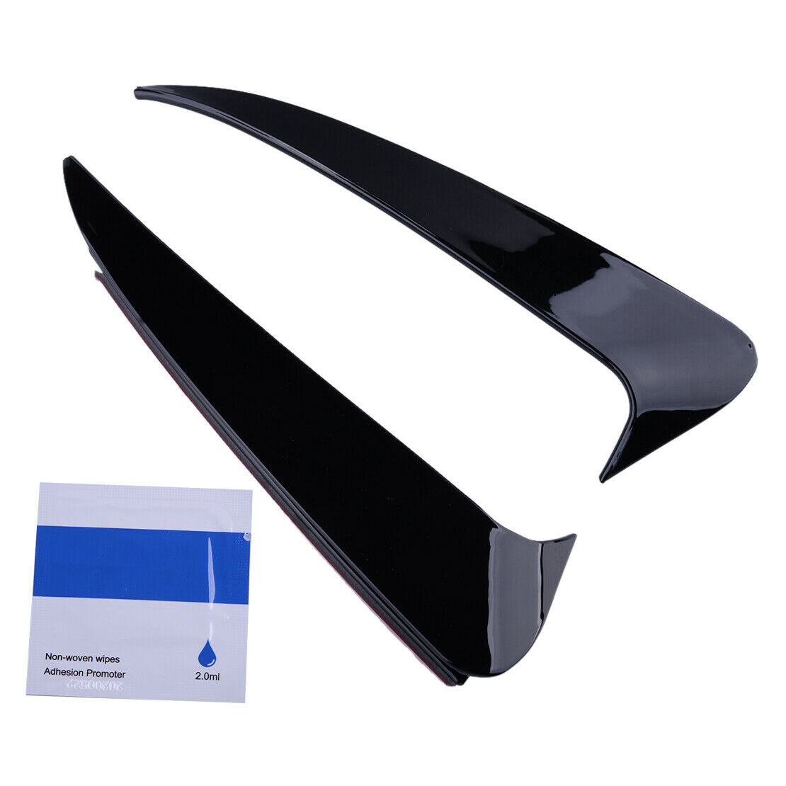 Black Front & Rear Bumper Side Vent Canards Fits For Mercedes Benz W205 Sport