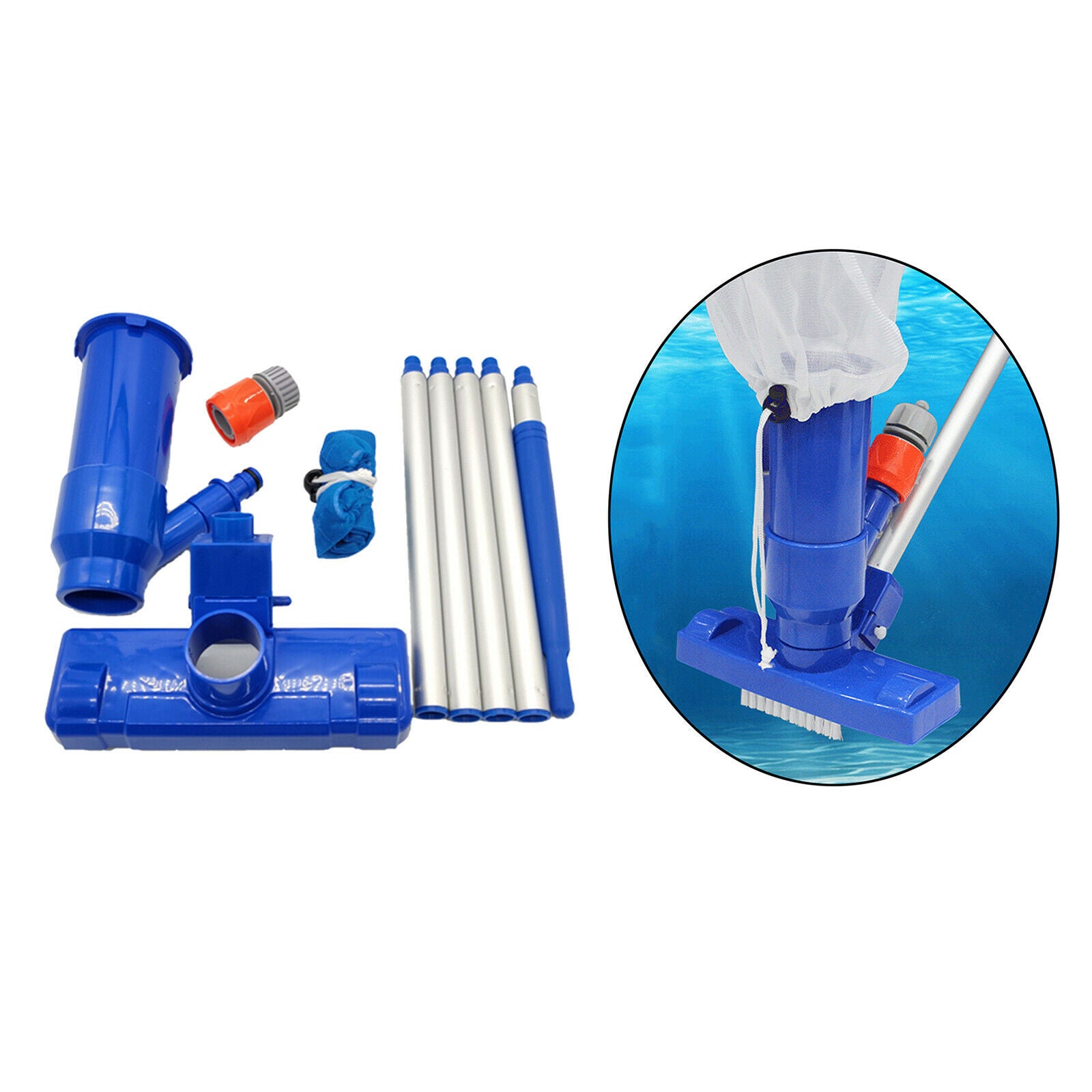 Pool Vacuum Head Kit for Ground Swimming Pools Pond Fountain Accessories US