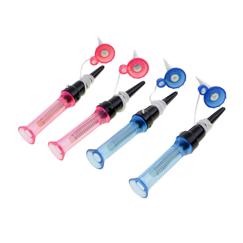 4 Pieces/Set Durable Flexible Plastic Spring Golf Tees Golf Accessories