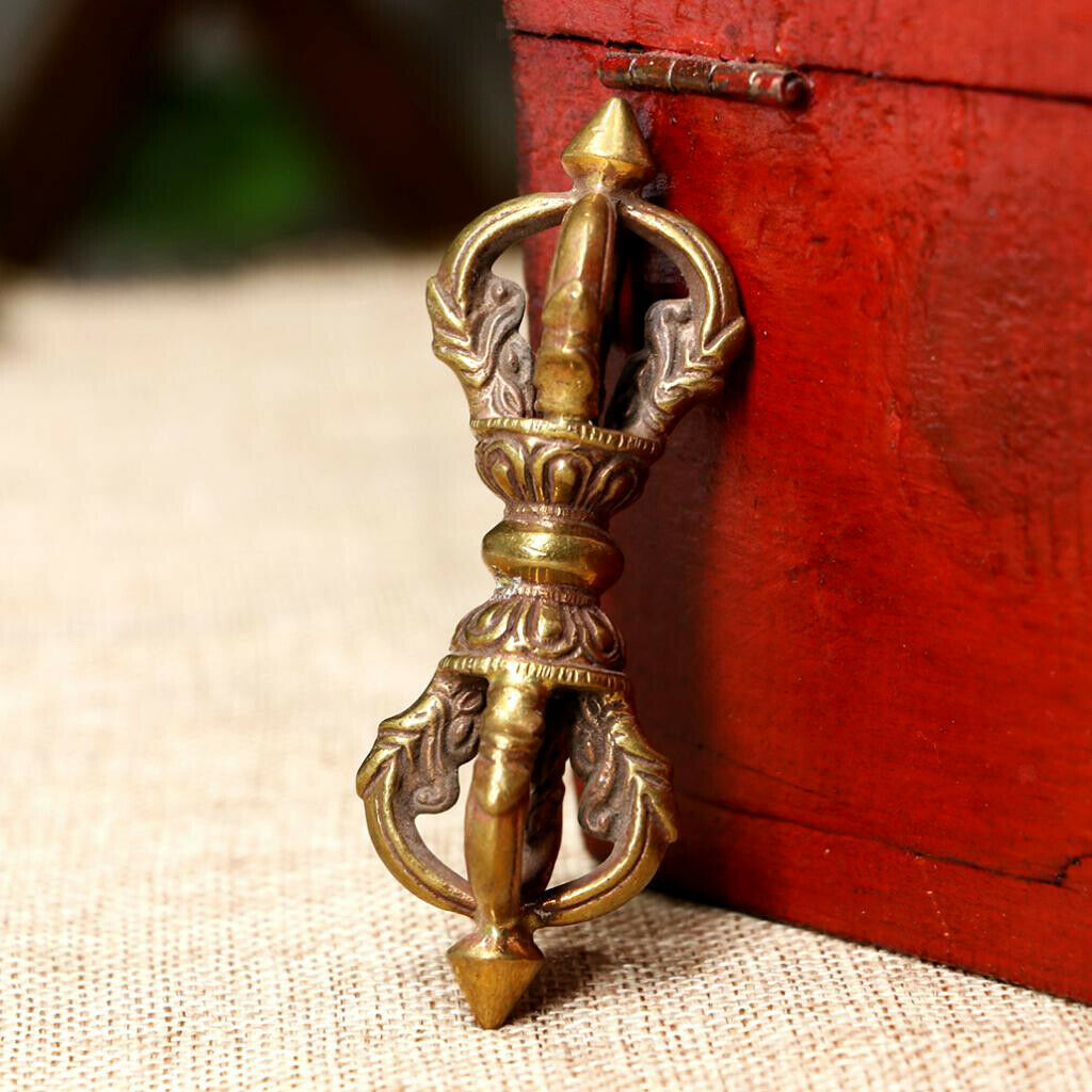 Tibetan Buddhism Dorje Vajra Phurba Amulet Handmade   Collectibles 9cm